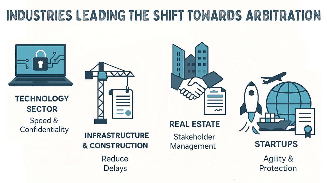 Industries Leading the Shift Towards Arbitration