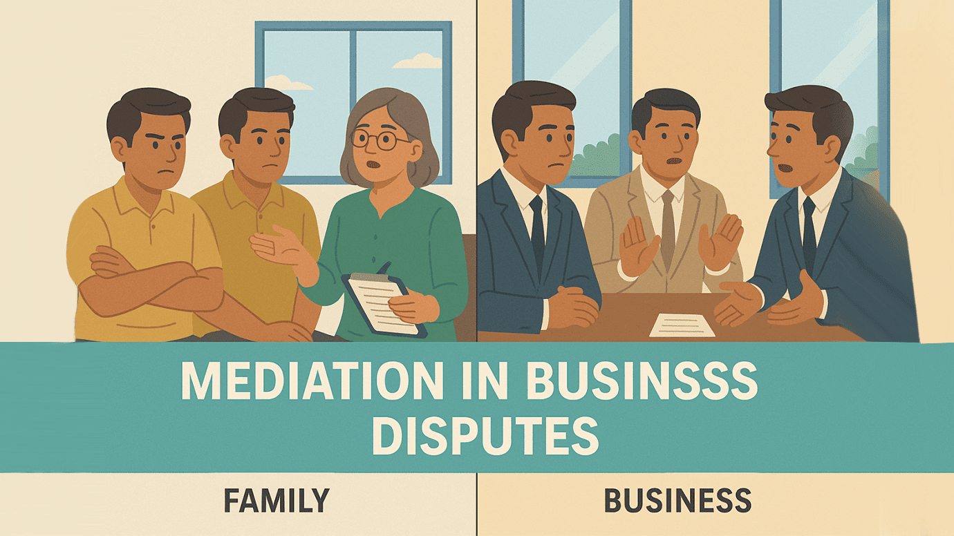 Mediation in Family Disputes and Business Conflicts A Stress-Free Alternative