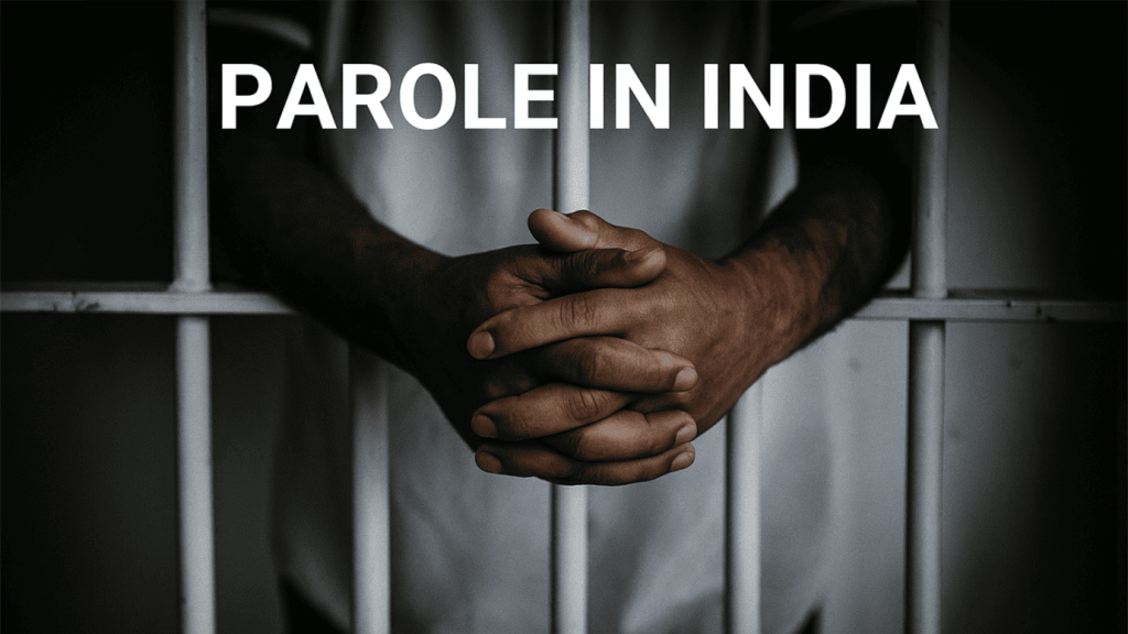 Parole in India_cover