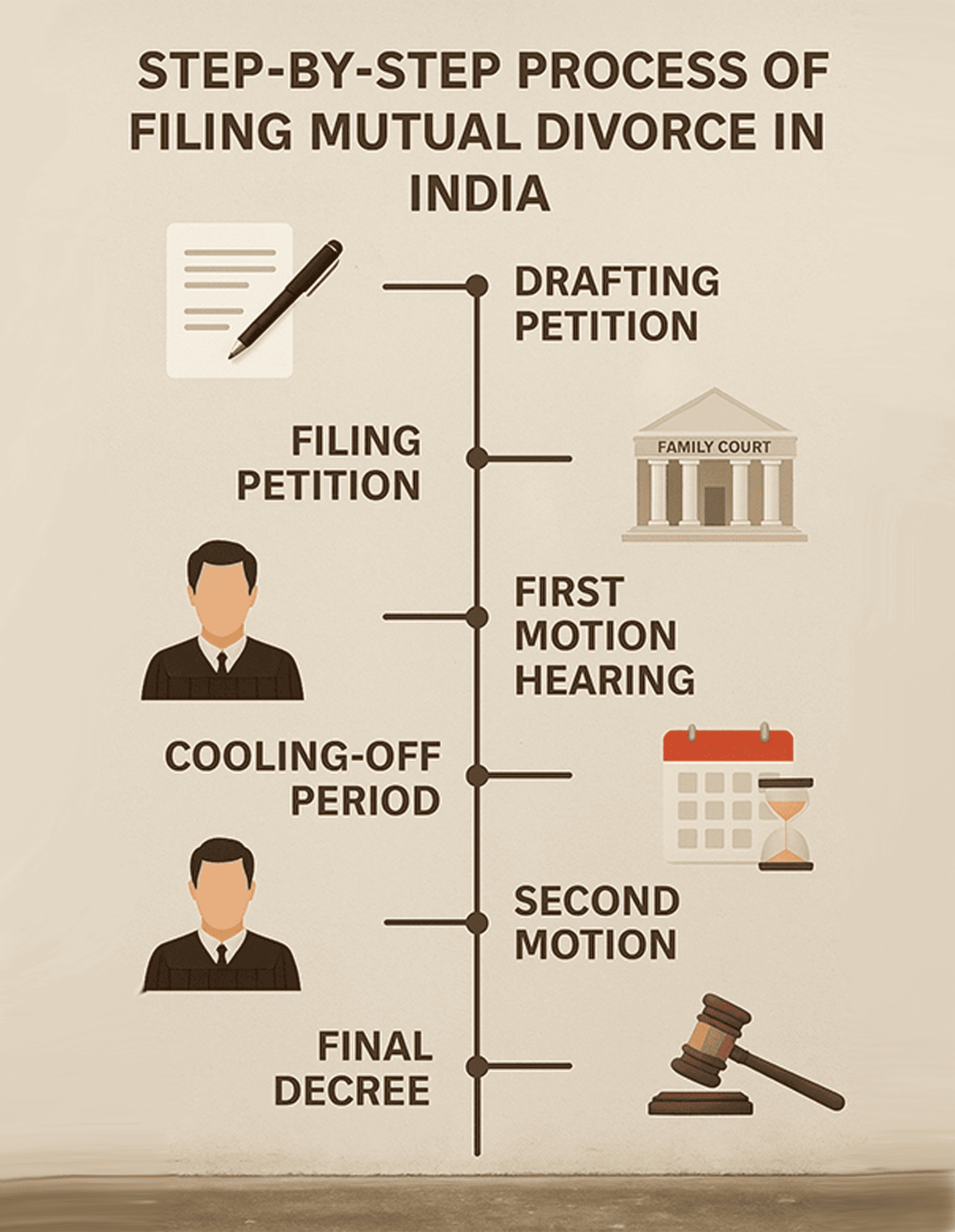 Step-by-Step Process of Filing Mutual Divorce in India