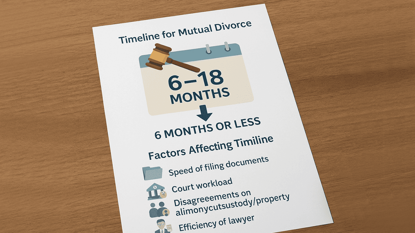 Timeline – How Long Does Mutual Divorce Take