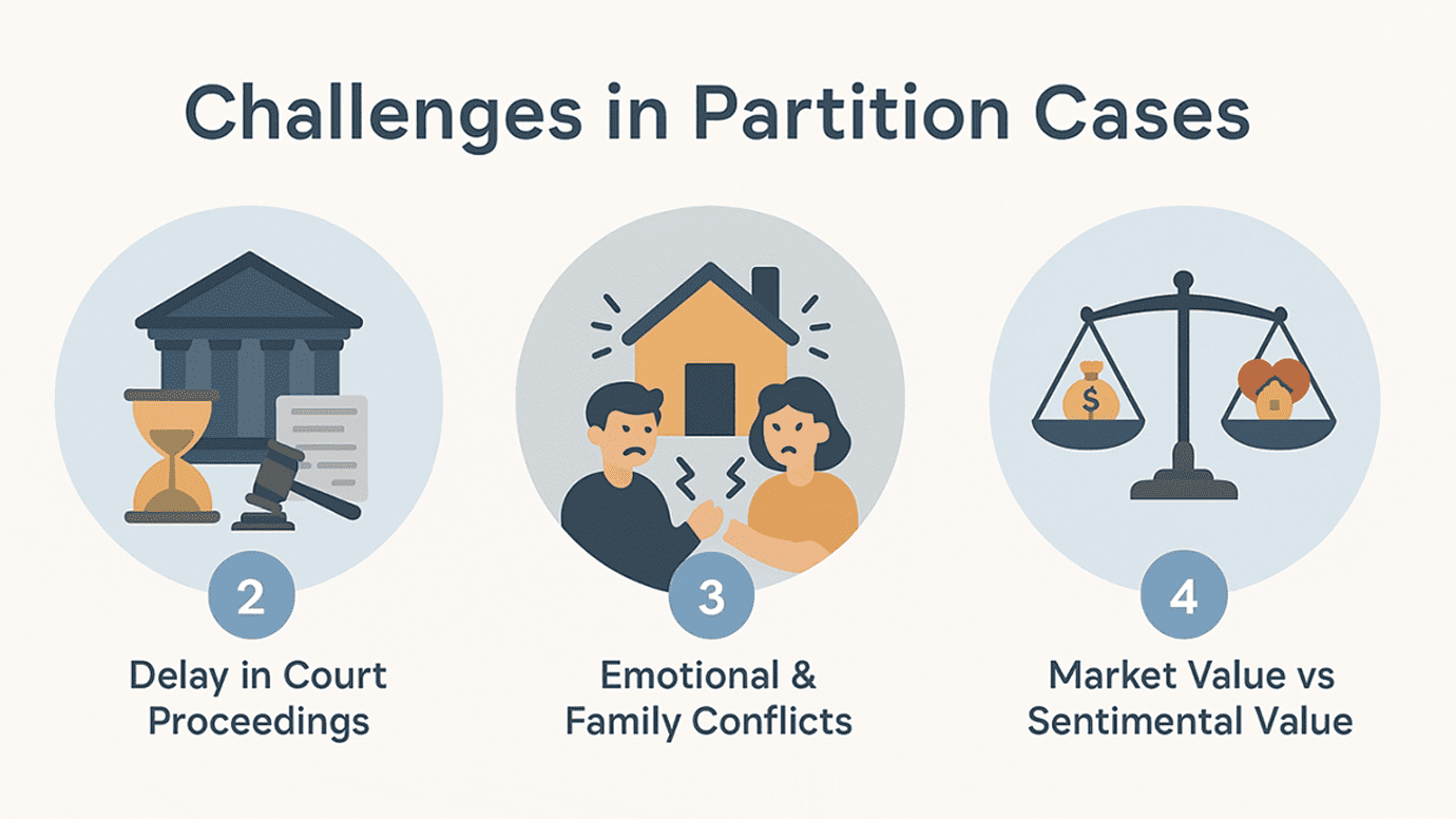 Challenges & Common Issues in Partition Cases Challenges & Common Issues in Partition Cases