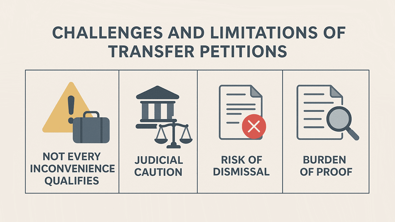 Challenges and Limitations with Transfer Petition Challenges and Limitations with Transfer Petition